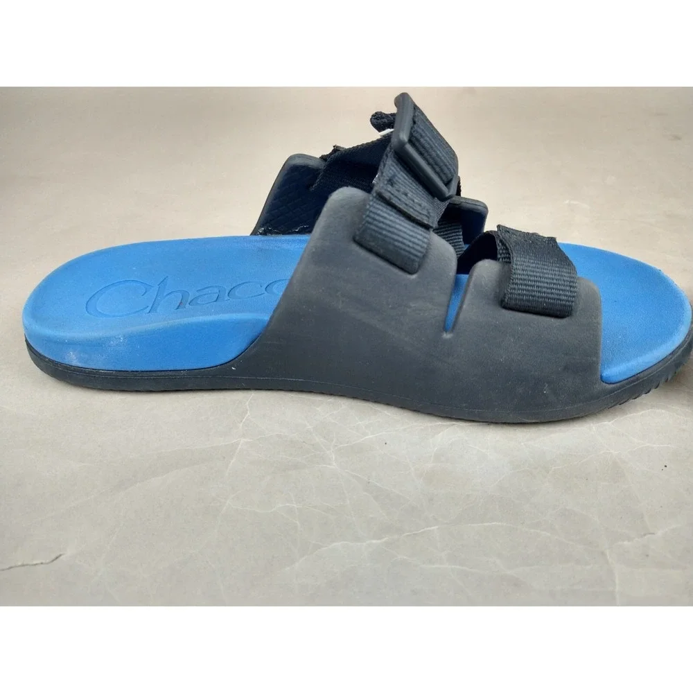 Chaco Chillos Slide Sandals - Blue - Kids Youth Size 4‎